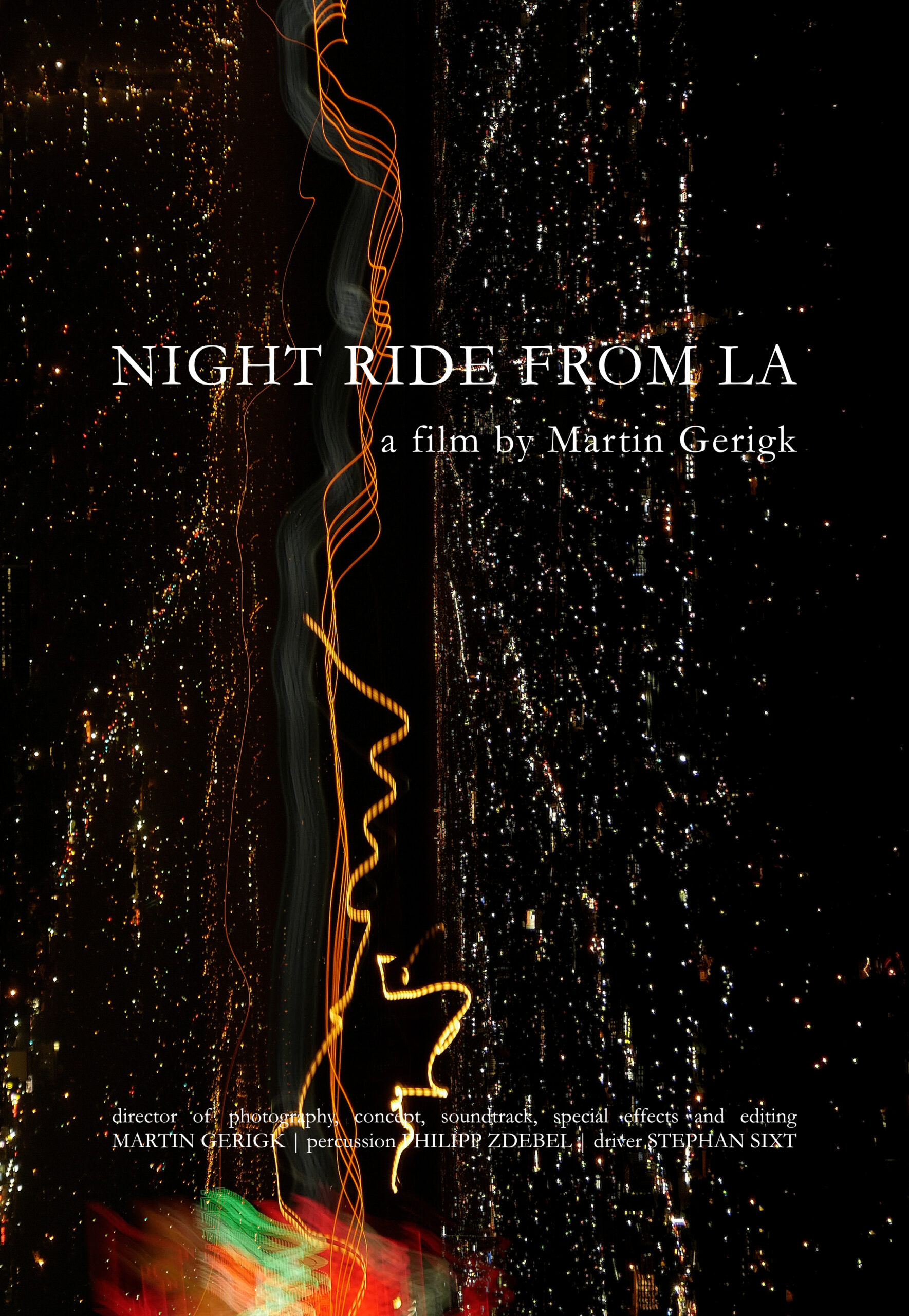 Night Ride from LA Poster